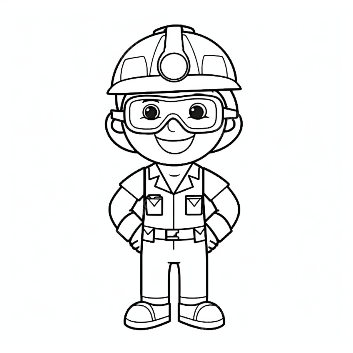 The construction worker coloring page ring drawing construction worker drawing color drawing png transparent image and clipart for free download