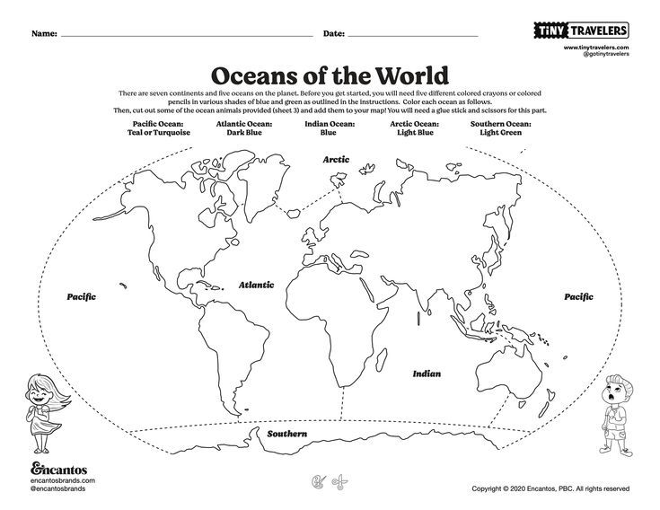 Oceans of the world