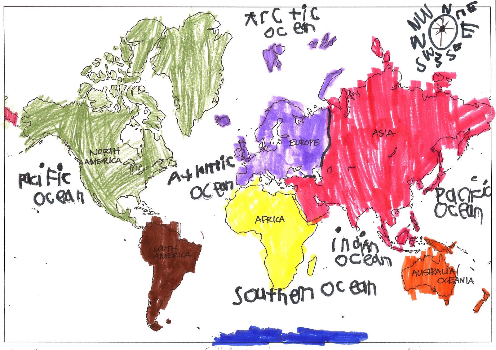 Relentlessly fun deceptively educational oceans continents and directions oh my