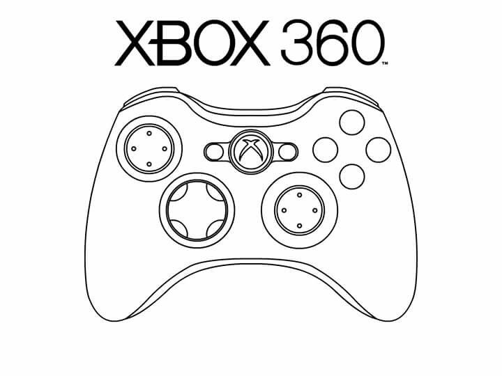 Pin by thiary fogaãa on moldes da internet xbox coloring pages xbox one