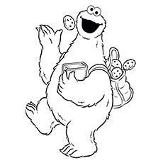 Top free printable cookie monster coloring pages online