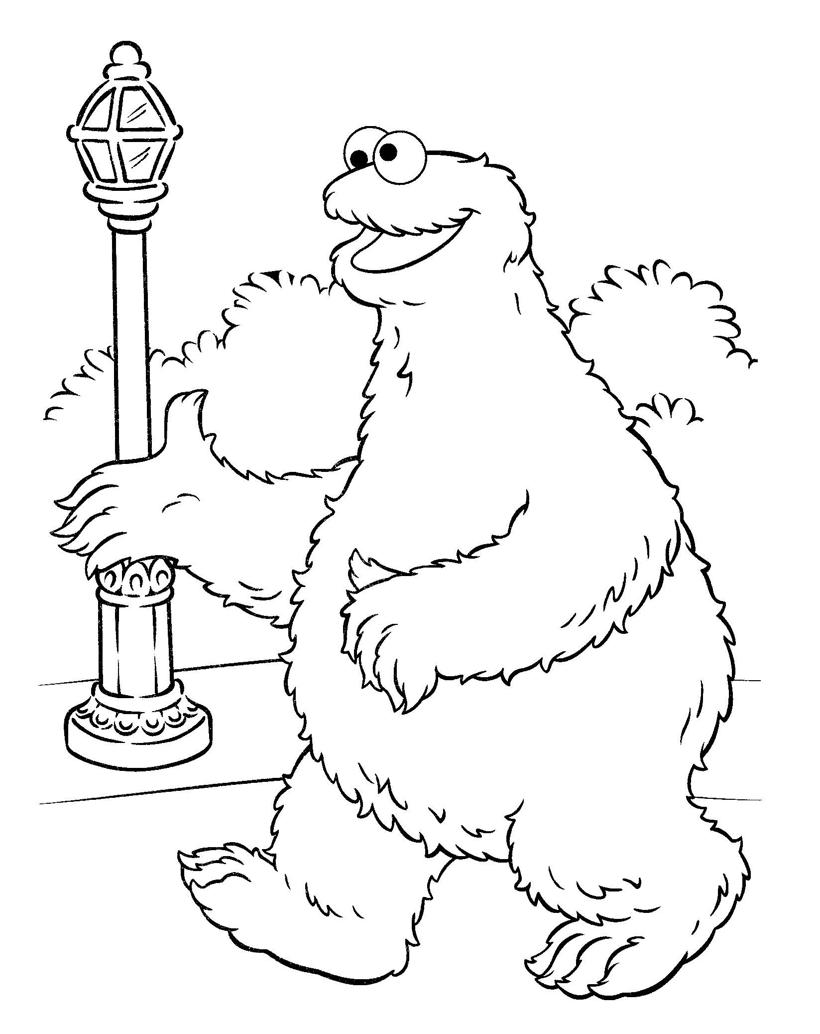Cookie monster coloring pages monster coloring pages sesame street coloring pages monster cookies