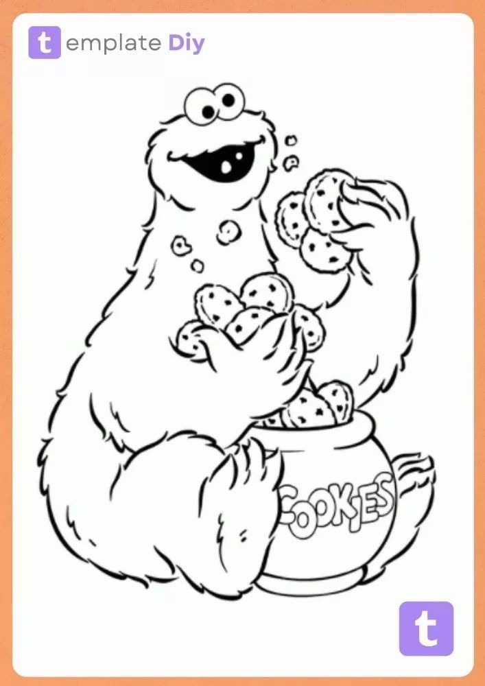 Halloween coloring pages for kidstoddler monster coloring pages sesame street coloring pages cartoon coloring pages