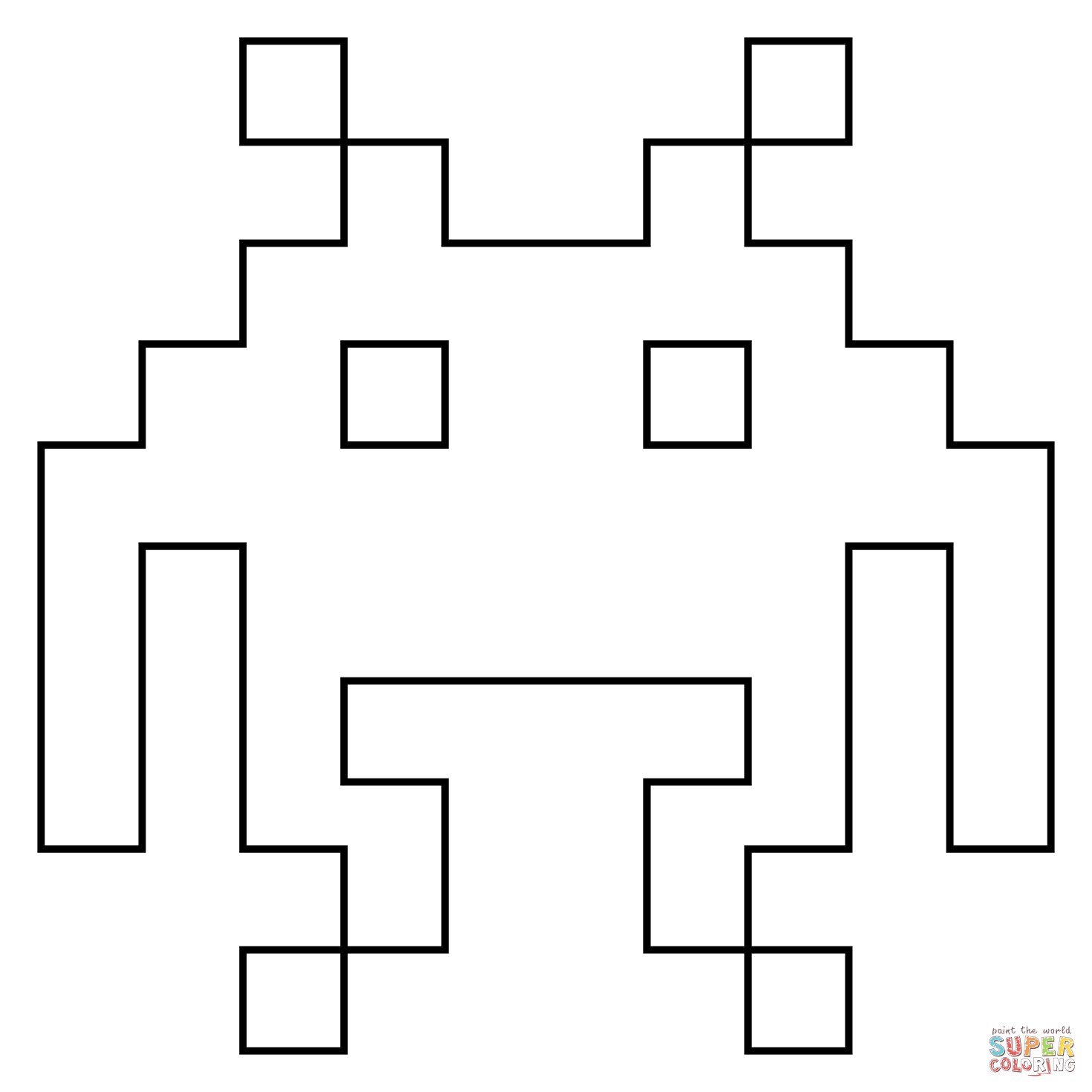 Alien monster emoji coloring page free printable coloring pages