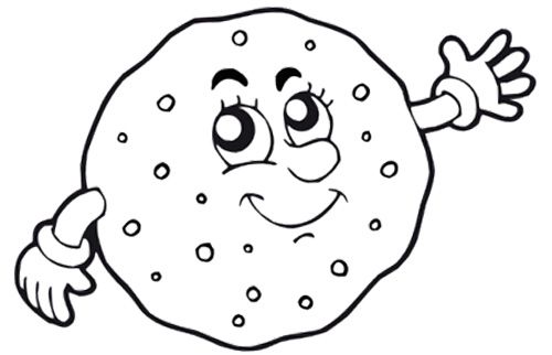Coloring pages free printable cookies coloring pages for kids