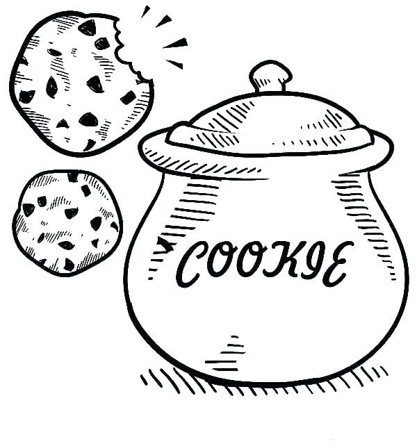 Cookie coloring pages