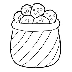 Yummy cookies coloring pages for your little ones