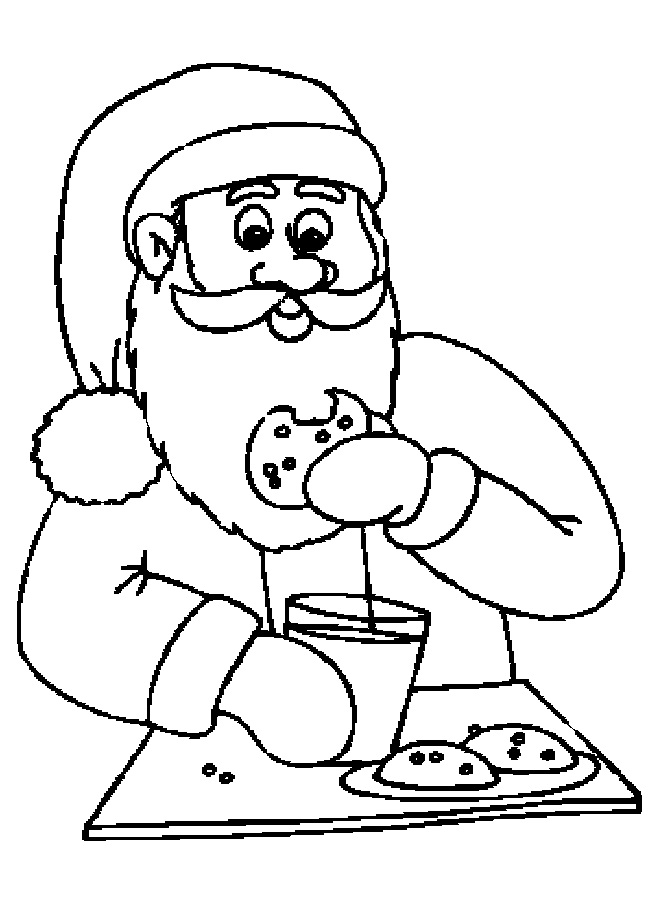 Christmas cookies coloring pages