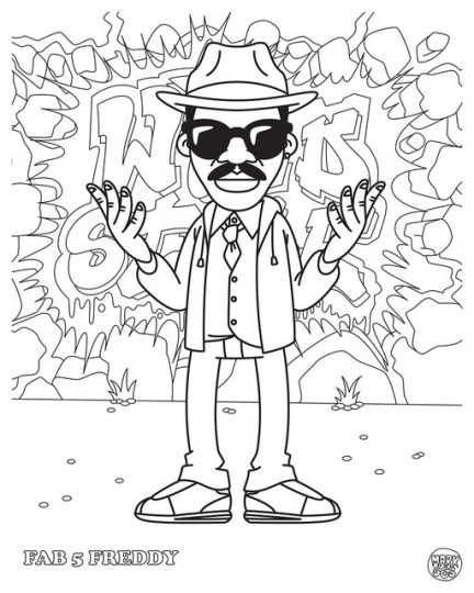 Hip hop coloring book east coast edition