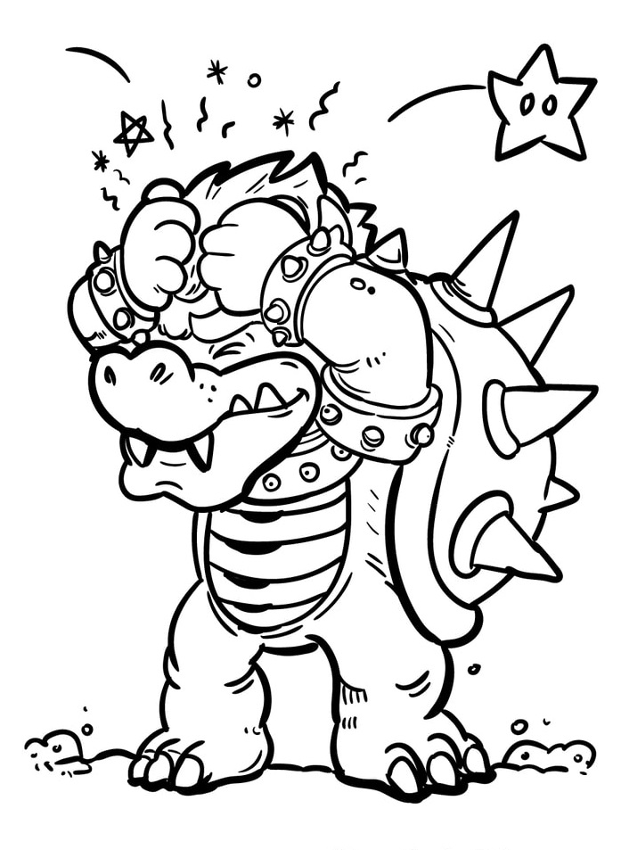 Super mario coloring pages by coloringpageswk on