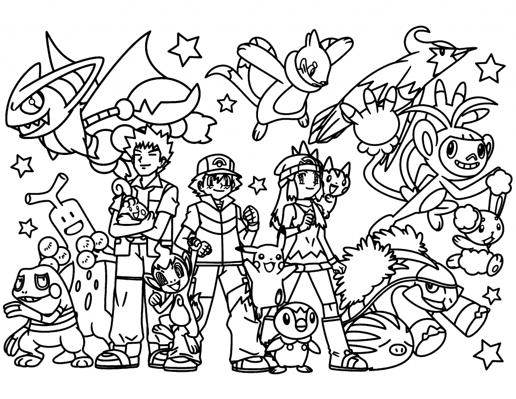 Pokemon coloring pages join your favorite pokemon on an adventure pokemon coloring pages pikachu coloring page pokemon coloring sheets