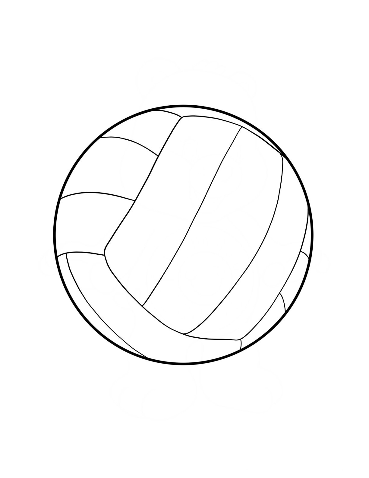 Volleyball coloring pages by coloringpageswk on