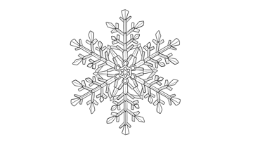 Cãmo dibujar un copo de nieve envato tuts