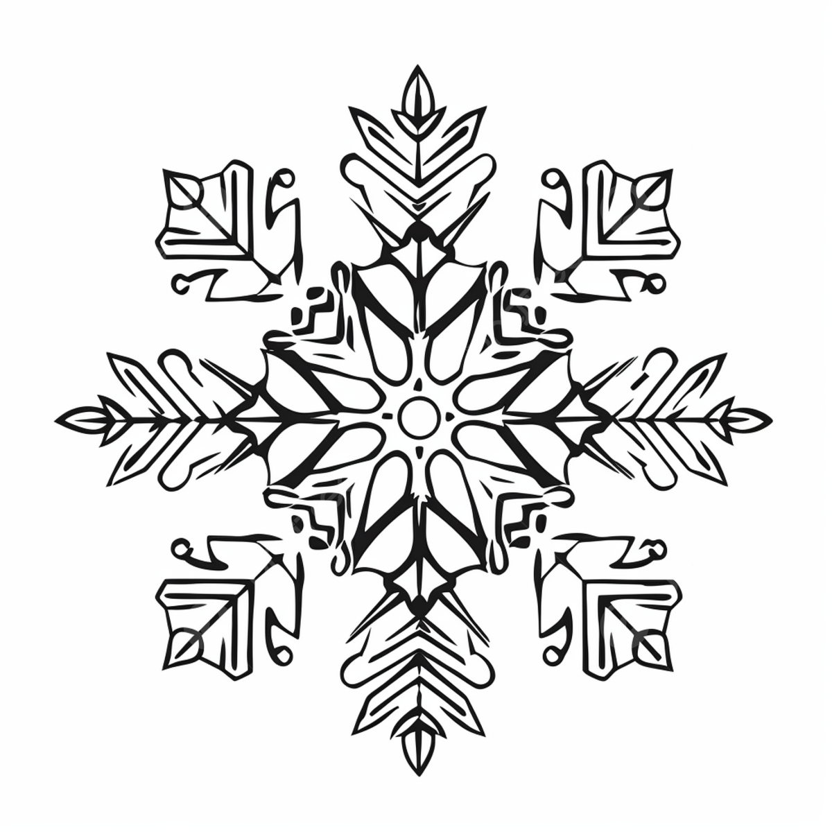 Dibujo de hermosos copos nieve invierno para colorear adornos png dibujos dibujo del lago dibujo de nieve dibujo de copo de nieve png imagen para dcarga gratuita