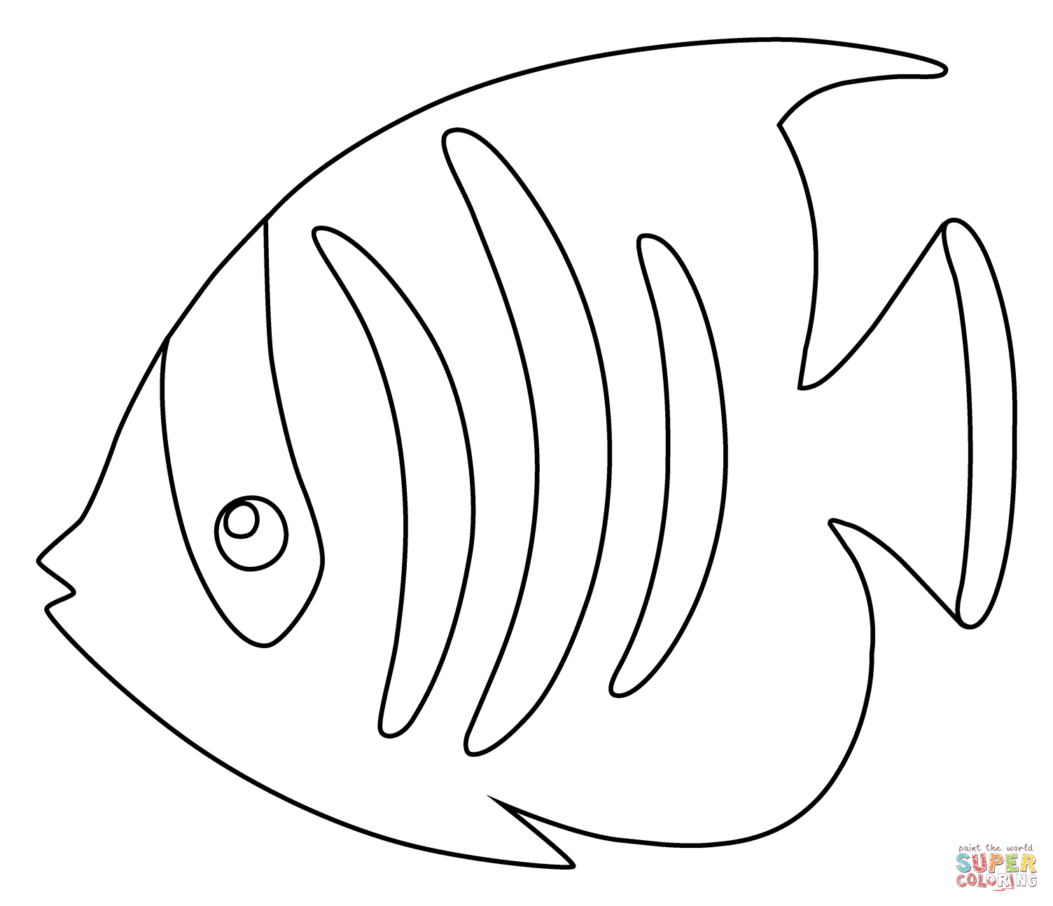 Tropical fish emoji coloring page free printable coloring pages