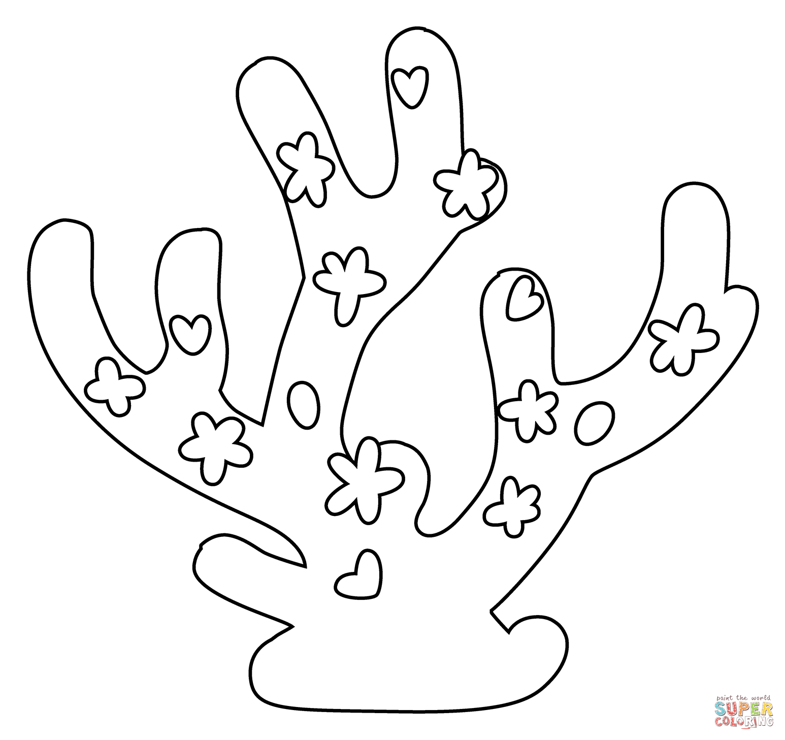 Coral emoji coloring page free printable coloring pages