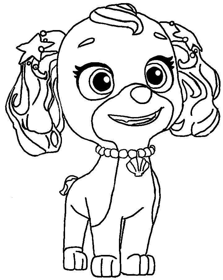 Paw patrol coral coloring paw patrol coloring paw patrol coloring pages coral drawing