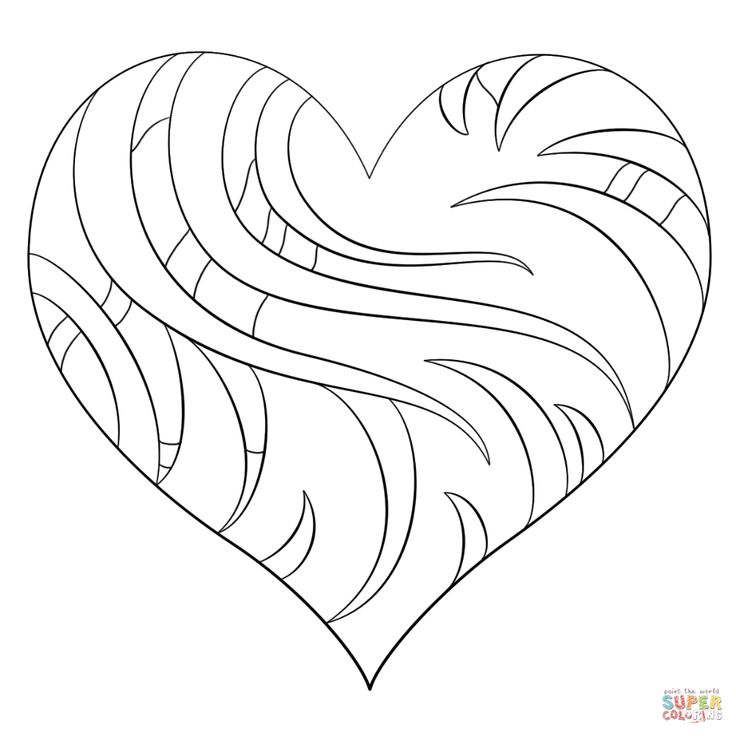 Intricate heart coloring page free printabâ pãginas para colorear para adultos gratis pãginas para colorear para imprimir gratis dibujos para colorear adultos