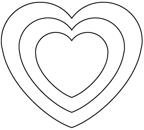 Growing heart emoji coloring page free printable coloring pages