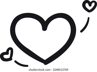 Corazones vector art graphics