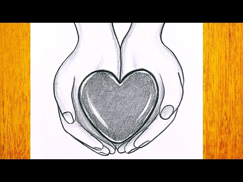 Coo dibujar anos con corazon dibujo siple a lapiz para principiantes