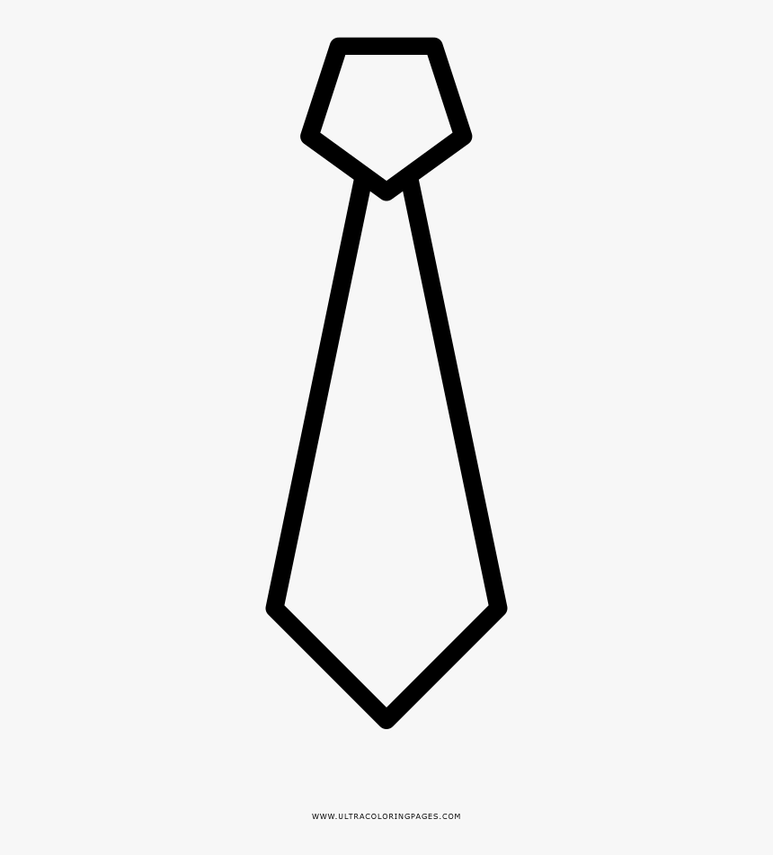 Necktie coloring page