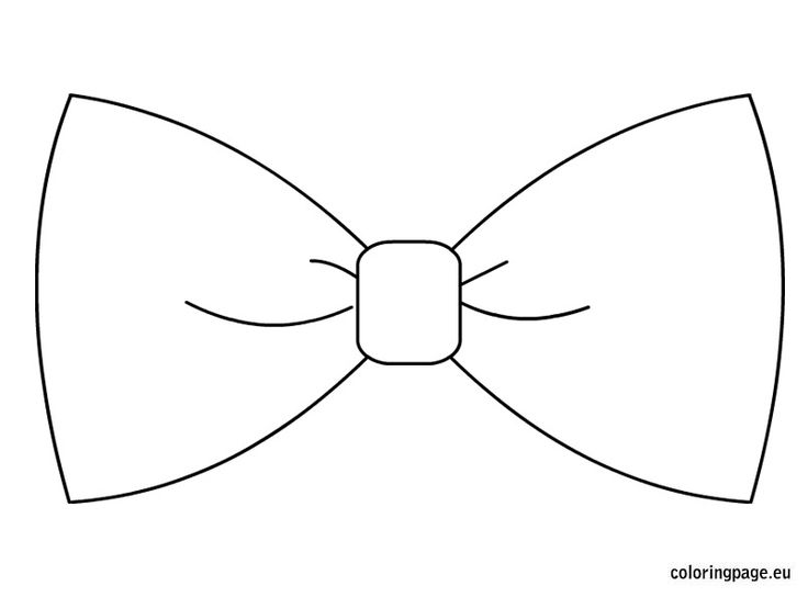 Bow tie template coloring page bow tie baby shower bow tie template tie template