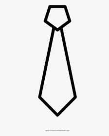 Necktie coloring page