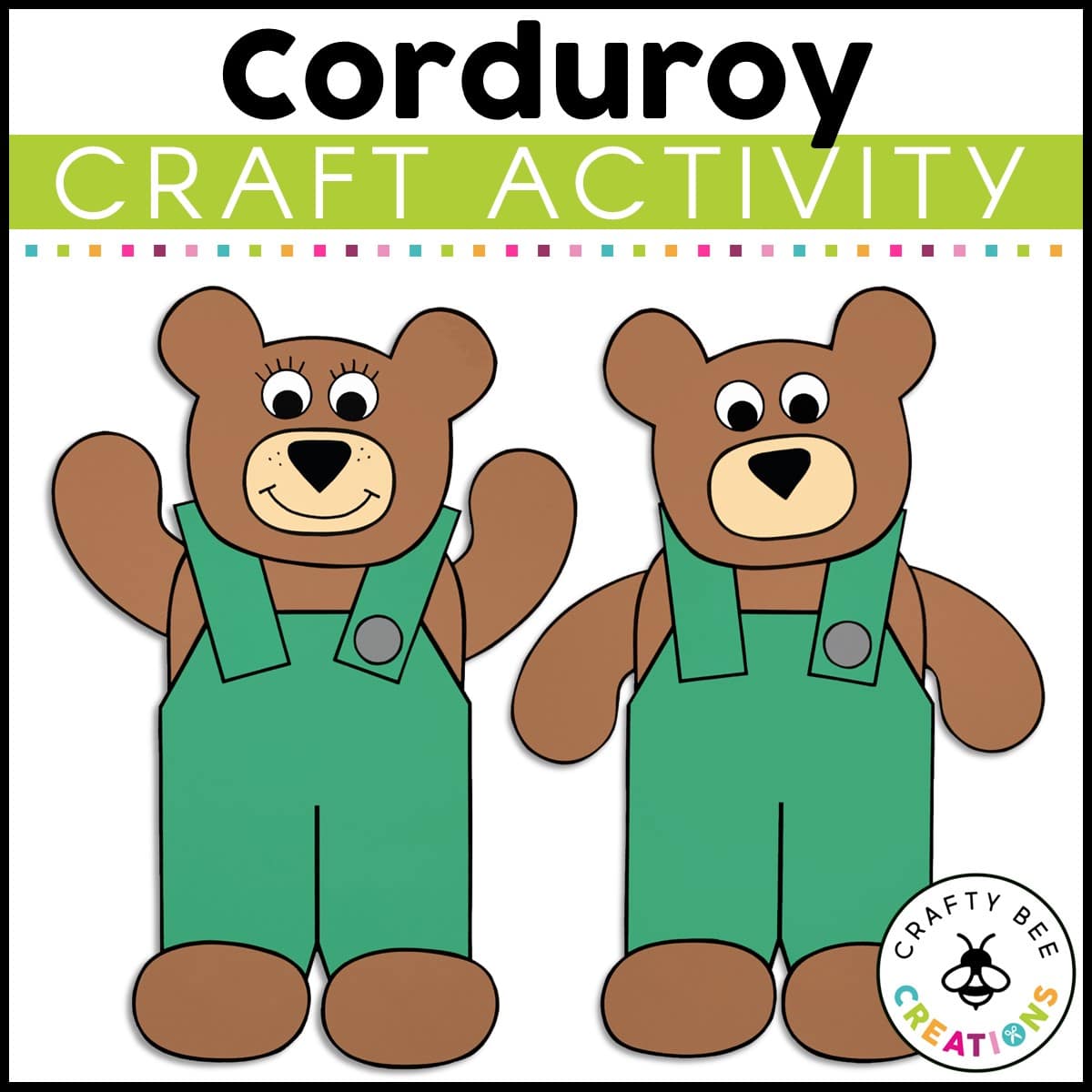 Corduroy craft activity