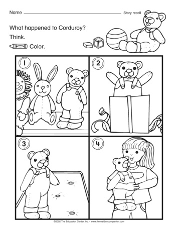 Corduroy lesson plans