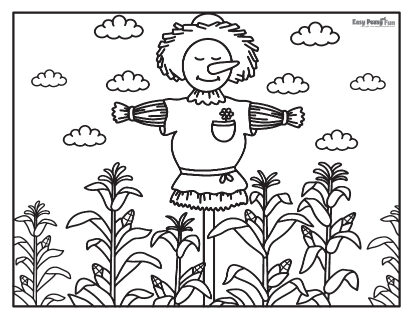 Fall coloring pages