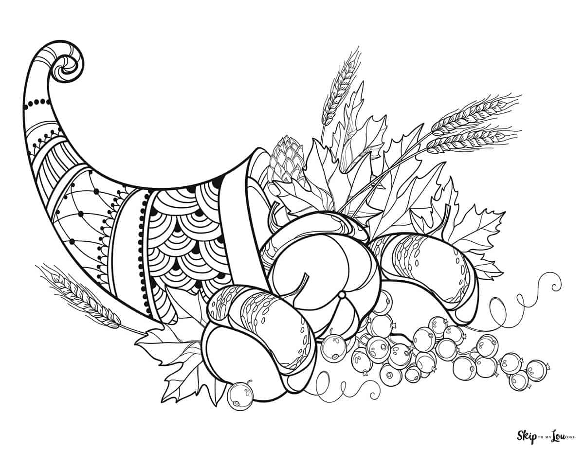 Thanksgiving coloring pages skip to my lou