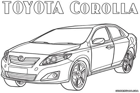 Detailed toyota corola coloring page for adults at coloringpage toyota adult coloring pages toyota corolla