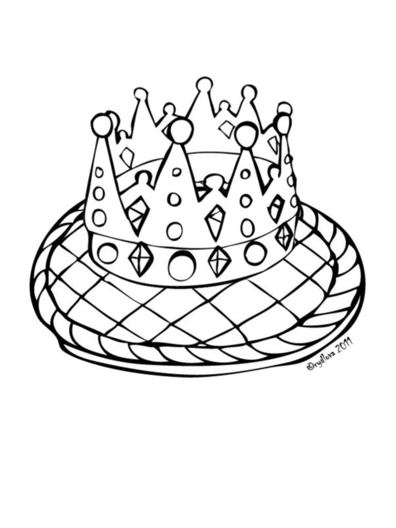 Pãginas para colorear del roscãn de reyes gratis para descargar