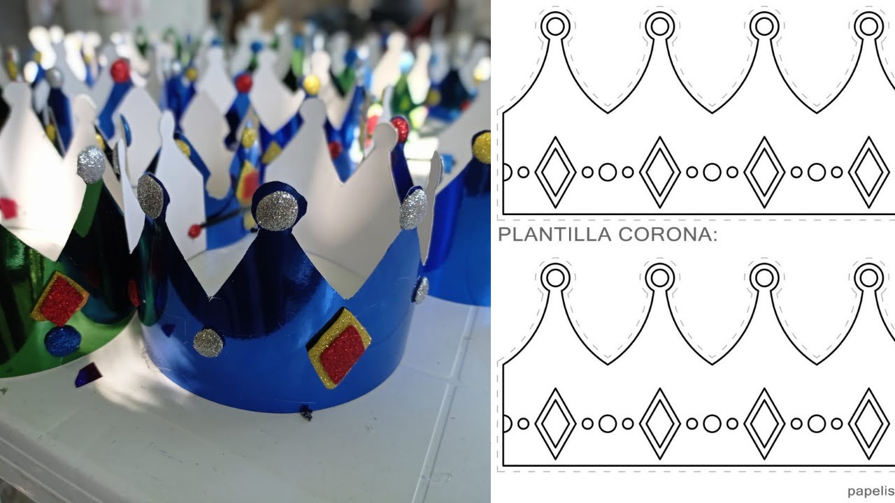 Coronas para niãos corona de rey o hacer una corona de rey o de principe para niãos