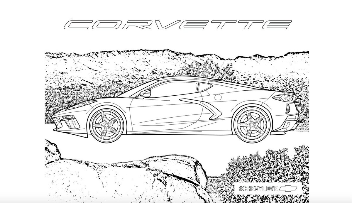 Kimberly stroh on x print these free corvette coloring pages from our friends at chevrolet httpstcolczjvwss theyre a fun boredom buster for the kids chevylove chevrolet httpstcoapzewaa x