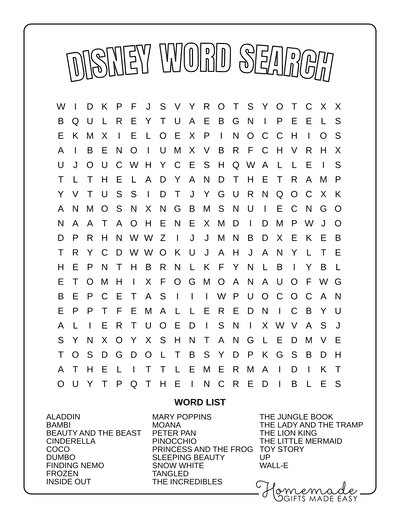 Best free word search printable puzzles for kids adults