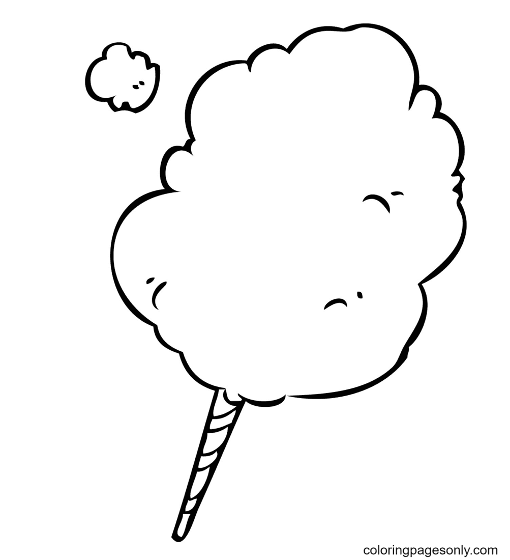 Candy coloring pages printable for free download