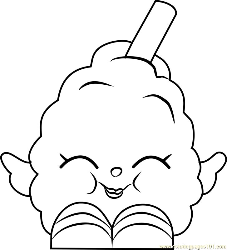Candi cotton shopkins coloring page candy coloring pages coloring pages shopkins colouring pages