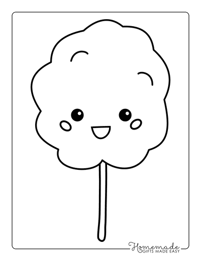 Free printable candy coloring pages