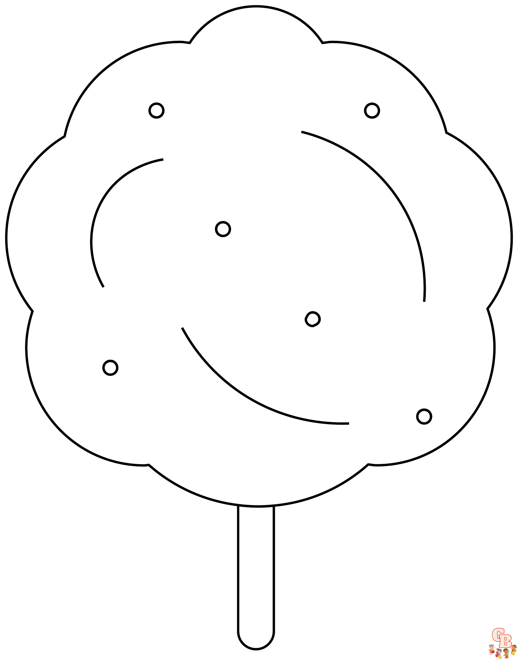 Printable candy coloring pages free for kids and adults