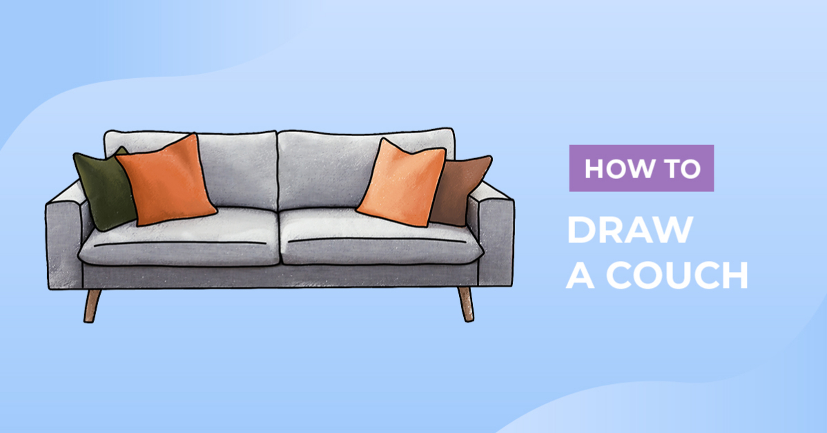 How to draw a couch design school