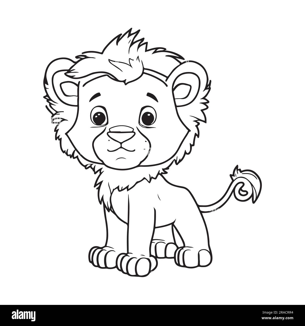 Smiling lion stock vector images