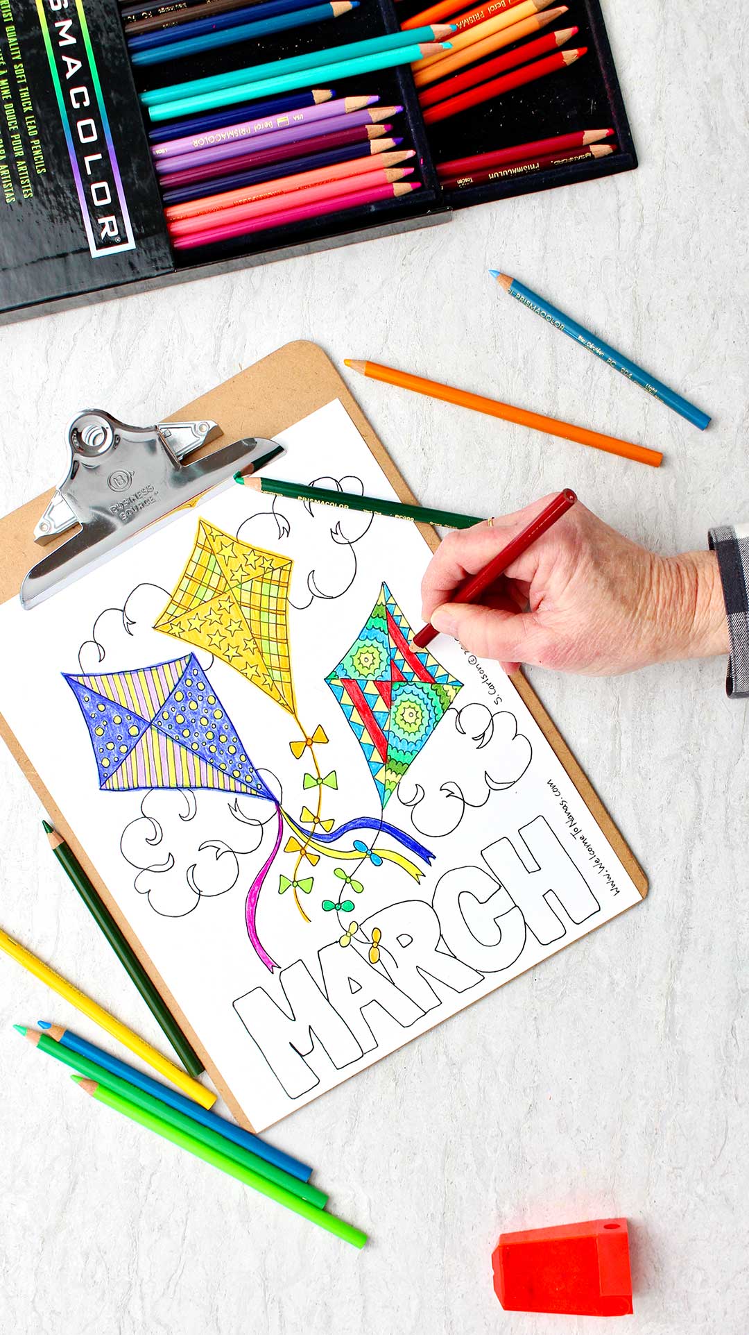 March coloring page