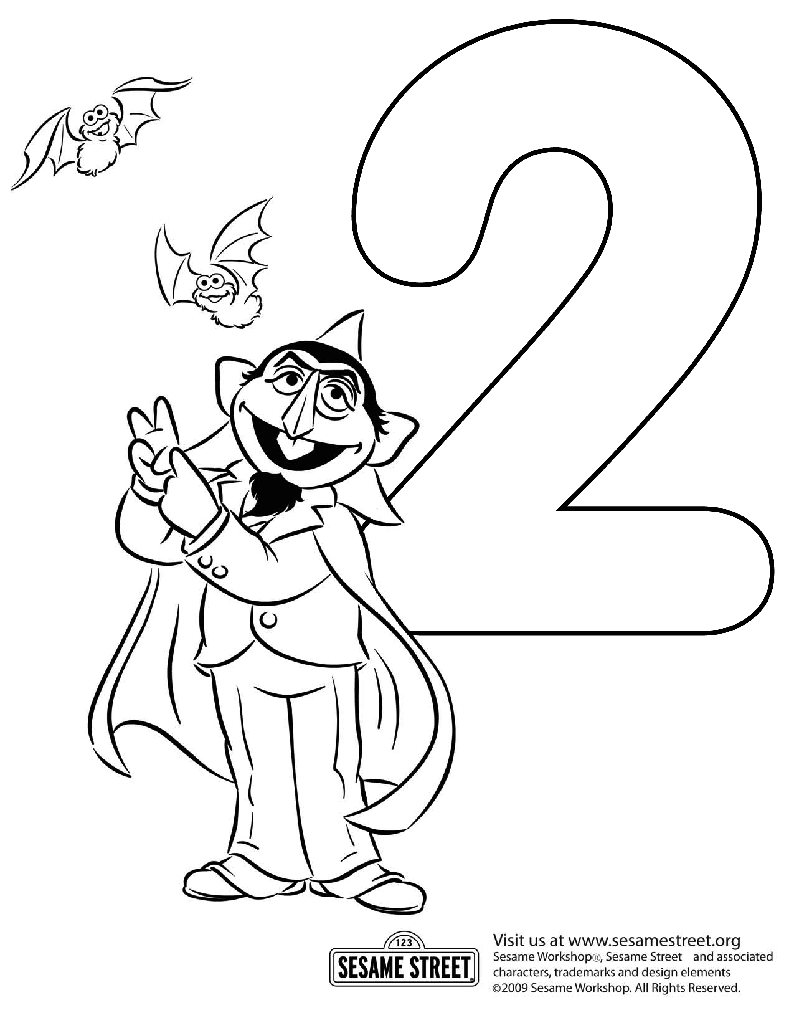 The count of sesame street â coloring page northern news