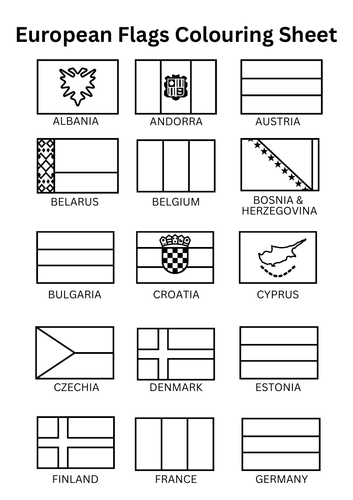 Geography activity country flag colouring sheets teaching resources