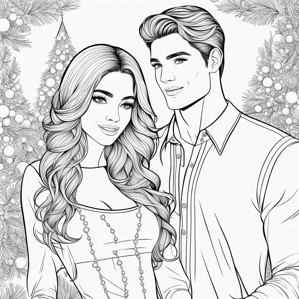 Line art twins