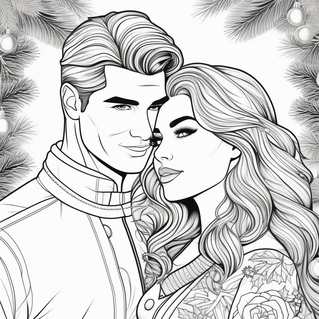 Christmas coloring page
