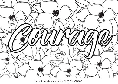 Inspirational word coloring pages design coloring stock vector royalty free