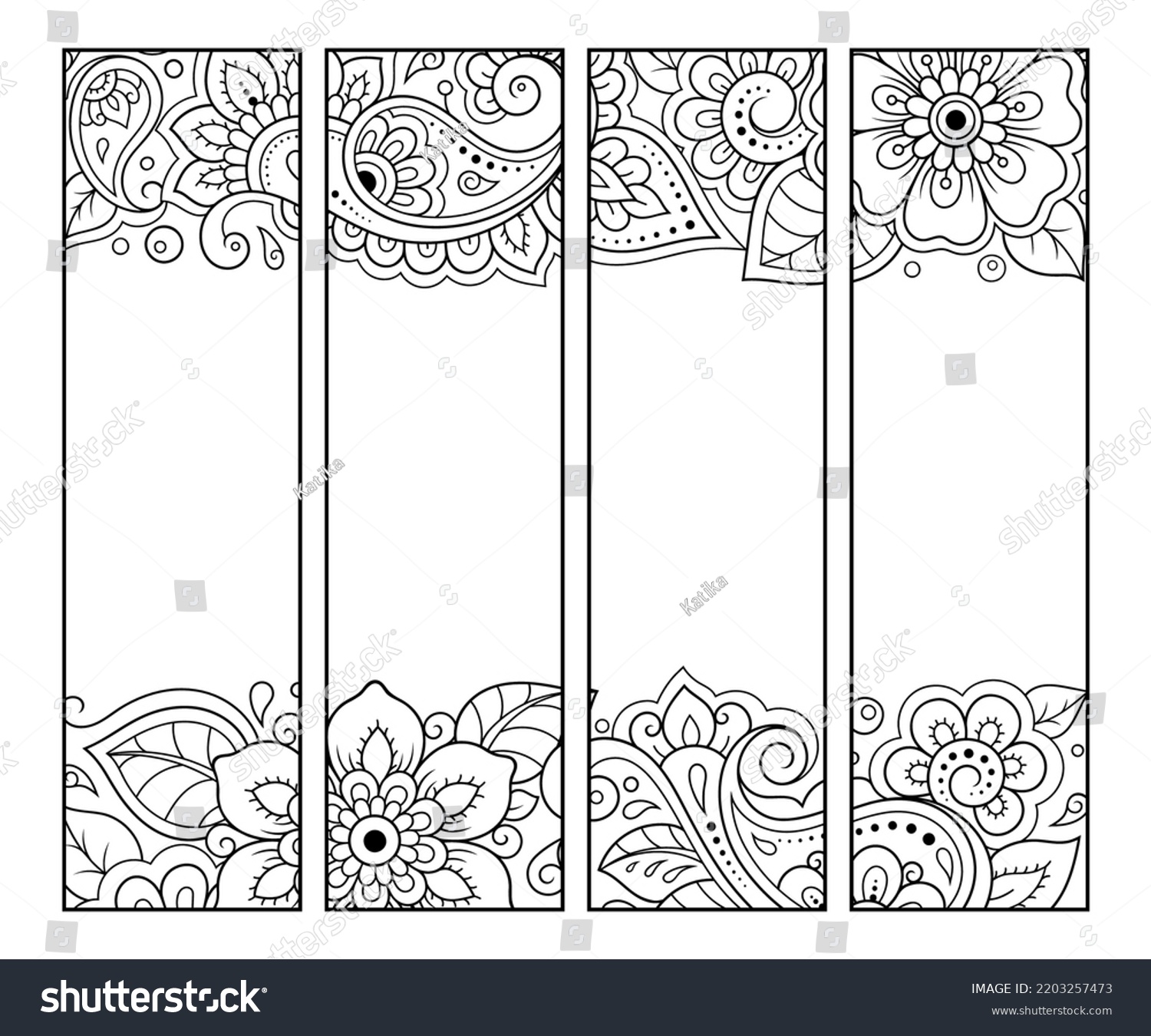 Bookmarks printable royalty